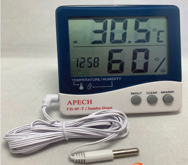 Máy Đo Nhiệt Độ & Ẩm Độ TH-05-T - Apech (Đài Loan)